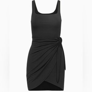 Aritzia Wilfred Saturn Mini Dress Black Size Large
